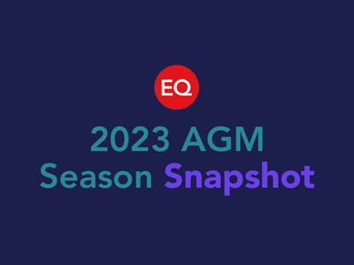 2023 AGM Season Snapshot